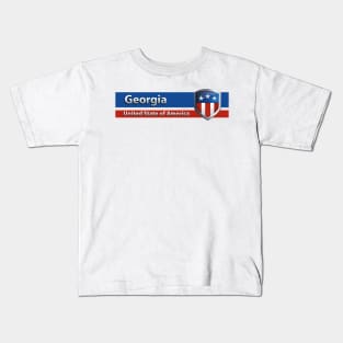 Georgia - United State of America Kids T-Shirt